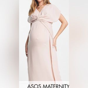 Soft Pink Maternity Dress in 14